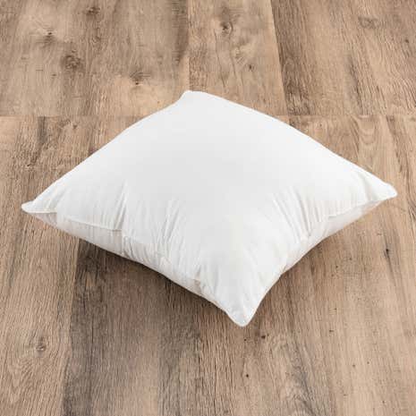 White Piped Cushion Pad