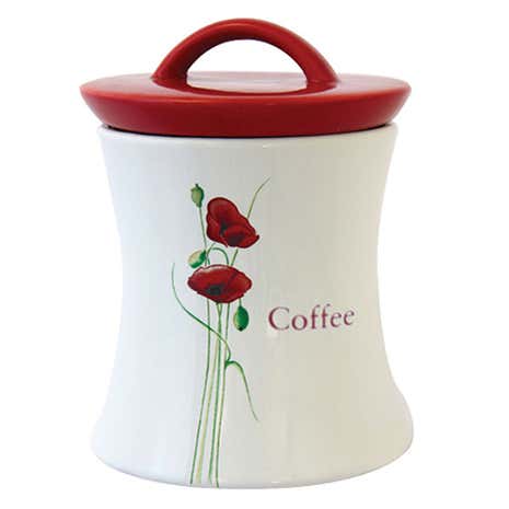 Poppy Coffee Storage Jar