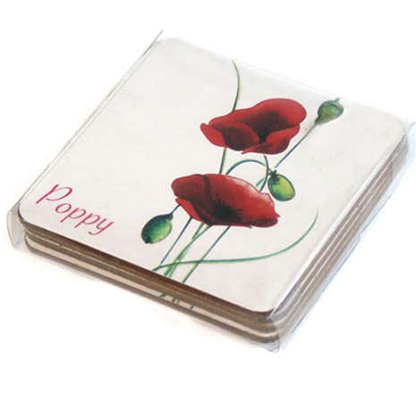Poppy Coasters