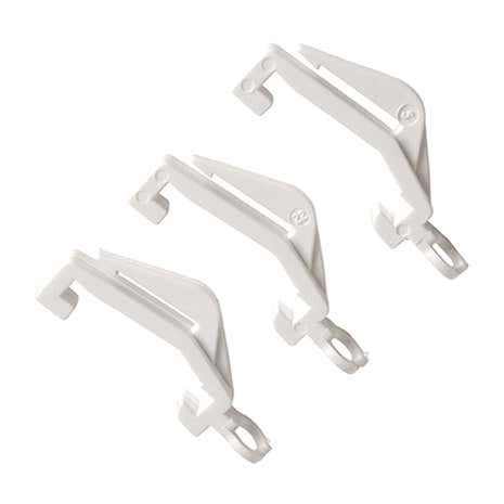 pack of 10 Plastic Curtain Track Gliders