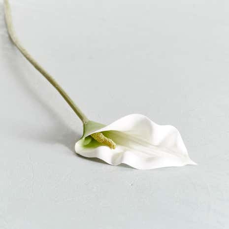 Artificial Cream Calla Lily Flower Stem