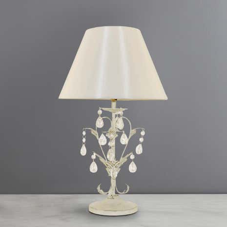 Leaf and Jewel Table Lamp