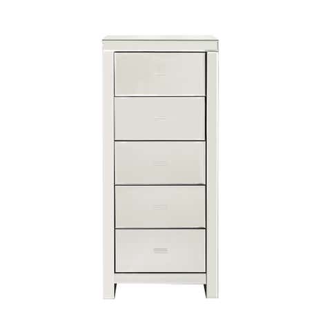 Venetian Mirrored 5 Drawer Chest