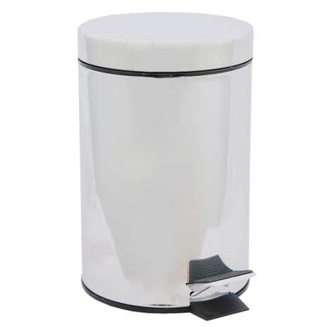 White Bathroom Bin bathroom basics 3-litre pedal bin | dunelm White Bathroom Bin bathroom basics 3-litre pedal bin | dunelm