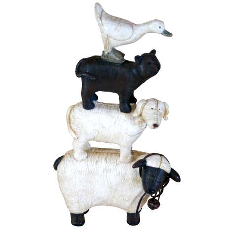 Key Lime Stacking Animals Ornament