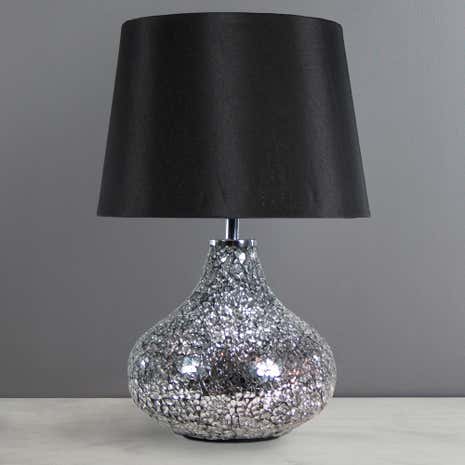 Crackle Glass Lamp