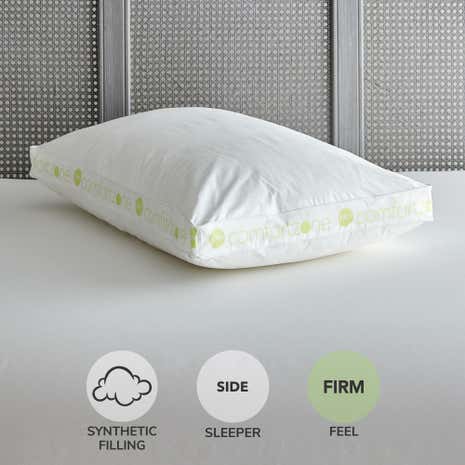 Comfort Zone Hollowfibre Firm-Support Walled Pillow