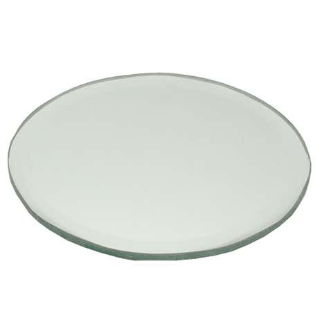 Bevelled Edge Mirror Candle Plate