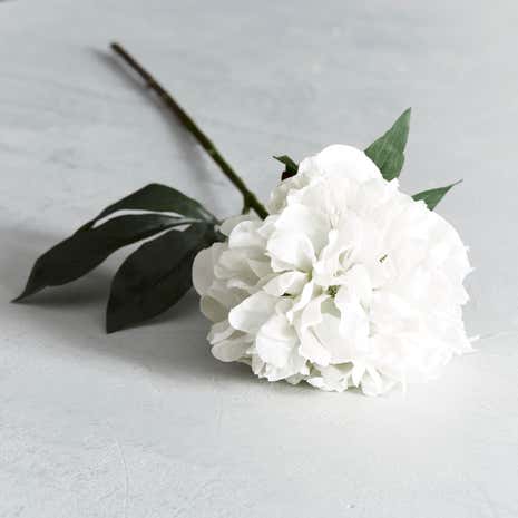 Artificial Cream Herbaceous Peony Spray