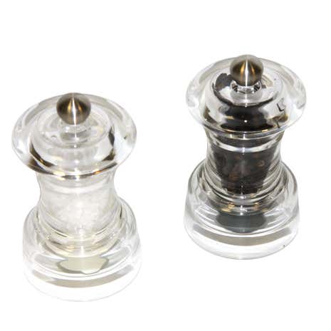 Acrylic Traditional Salt and Pepper Mill Set