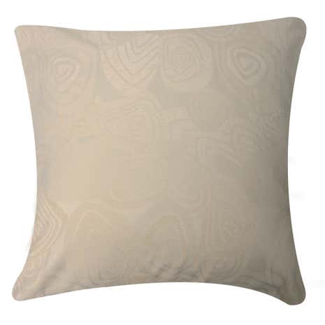 Large Carvella Natural Striped Cushion Cover