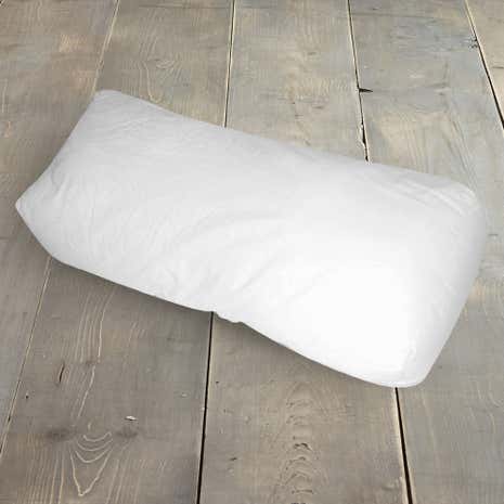 White Square Bolster Cushion Pad