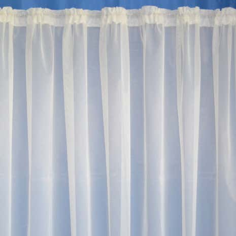 Plain Leaded Net Curtain Fabric