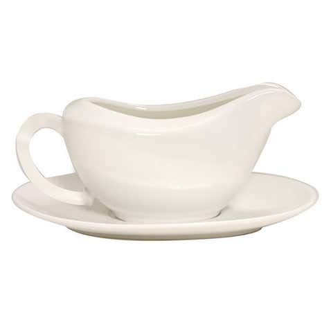 Pausa Gravy Boat and Saucer