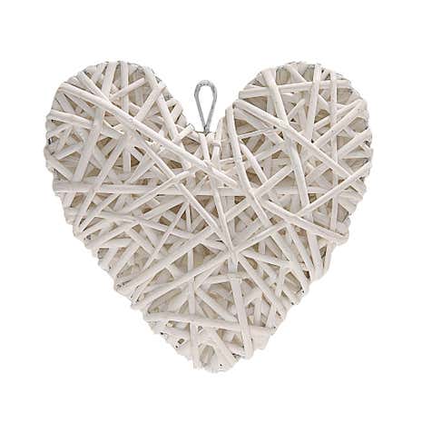 Classic Elegance Wicker Hanging Heart