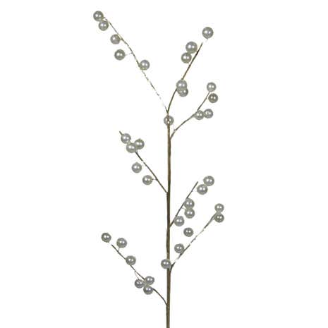 Artificial Pearlised Bead Flower Stem