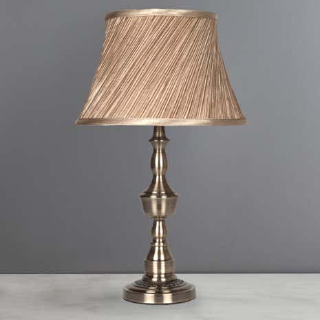 Classic Spun Metal Table Lamp