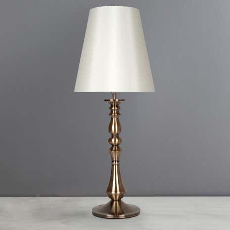 Metal Boudoir Table Lamp