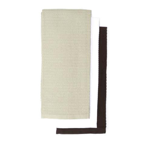 Pack of 3 Grey Waffle Tea Towels