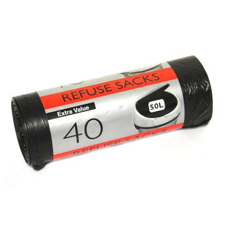 Pack of 40 Value Refuse Sacks