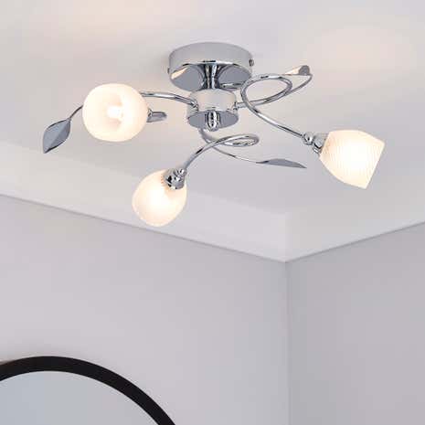 Swirl 3-Light Ceiling Fitting