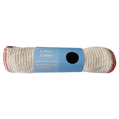 Utility Room Pack of 2 Heavy Duty Floor Cloths
