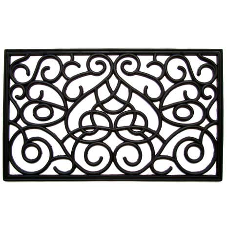 Scroll Rubber Doormat