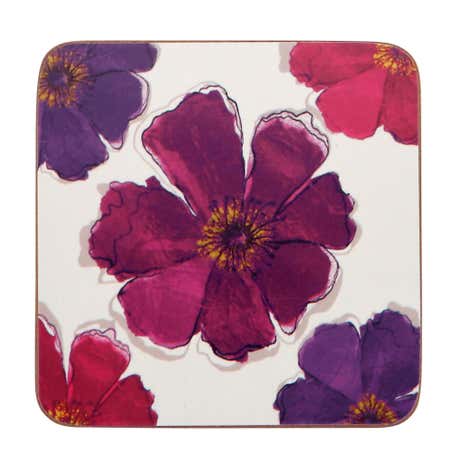 Mulberry Flower Pack of 4 Coasters