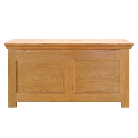 Dorchester Oak Blanket Box