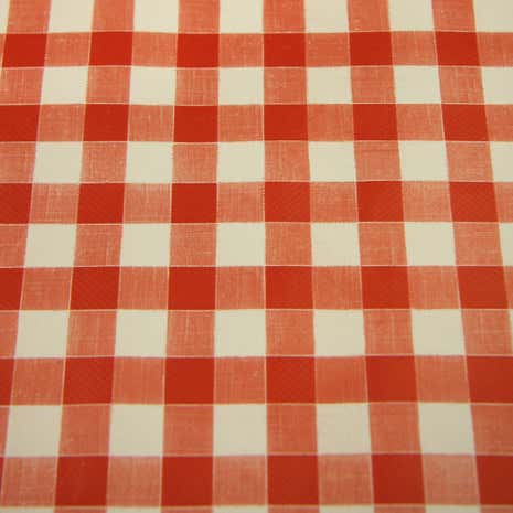 Gingham PVC Fabric