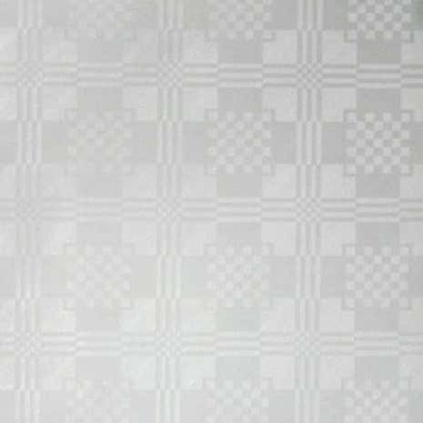 White Damask Table Cover