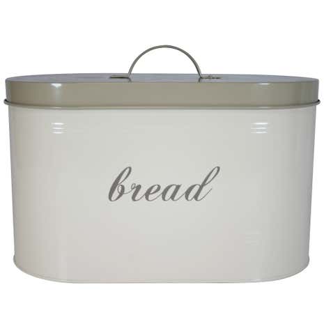 Cream Farmhouse Bread Bin
