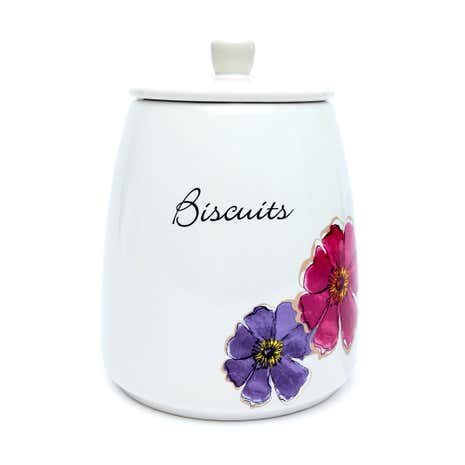 Mulberry Flower Biscuit Storage Jar