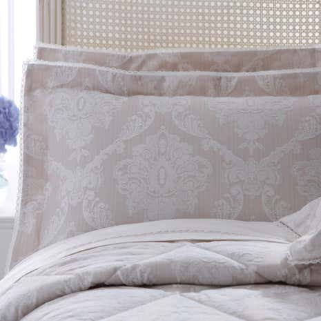 Dorma Aveline Natural Oxford Pillowcase