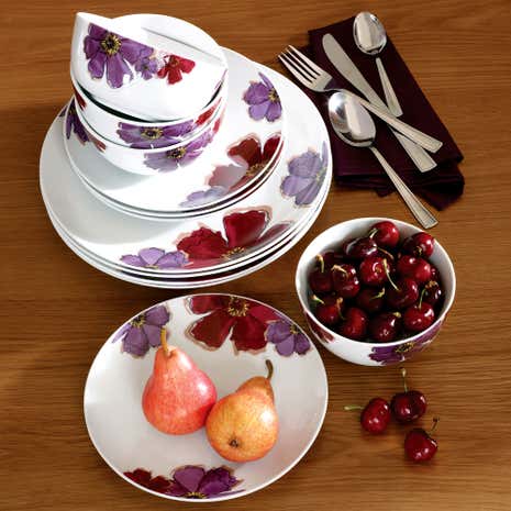 Mulberry Flower 12 Piece Dinner Set