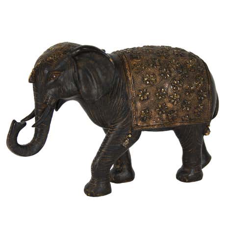 Burnt Sienna Elephant Ornament