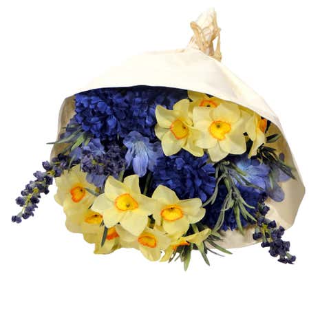 Spring Paper Wrapped Bouquet