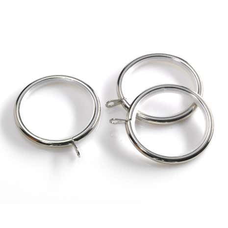 Swish Portland Satin Steel Curtain Rings