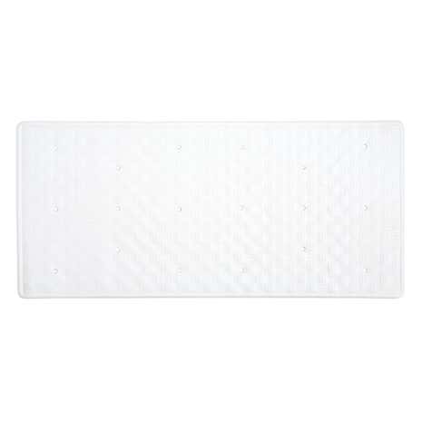 White Rubber Bath Mat