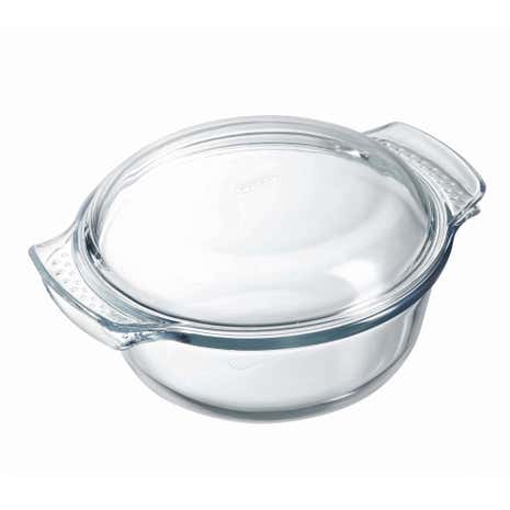 Pyrex 1L Round Easy Grip Casserole Dish