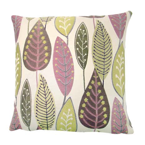 Lilac Leaf Cushion Cover
