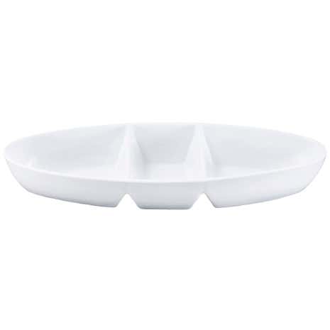 Purity Oval Three Dip Platter