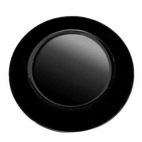 Spectrum Black Charger Plate