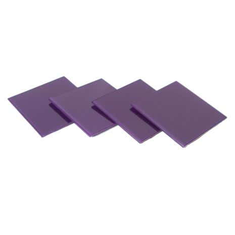 Spectrum Purple Set of 4 Glass Coasters