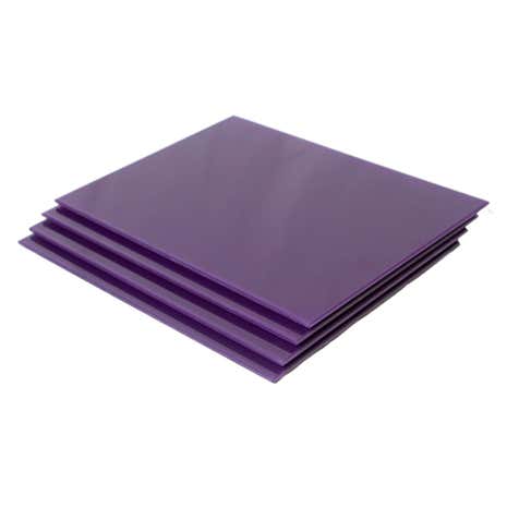 Spectrum Purple Set of 4 Glass Placemats