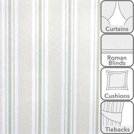 Pampas Bay Stripe Fabric