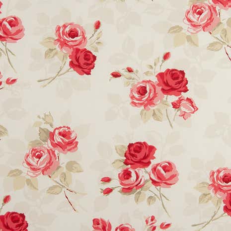 Nancy Print Rouge Fabric