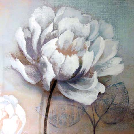 Peony Printed Canvas