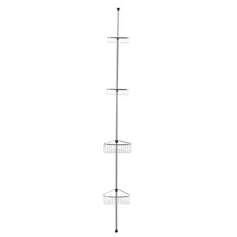 Bathroom Basics Extendable 4-Tier Corner Caddy