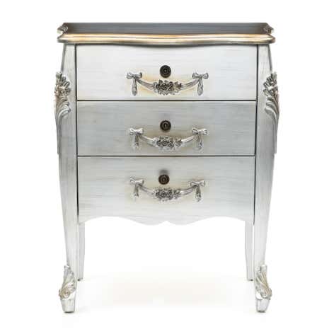 Toulouse Silver 3 Drawer Chest